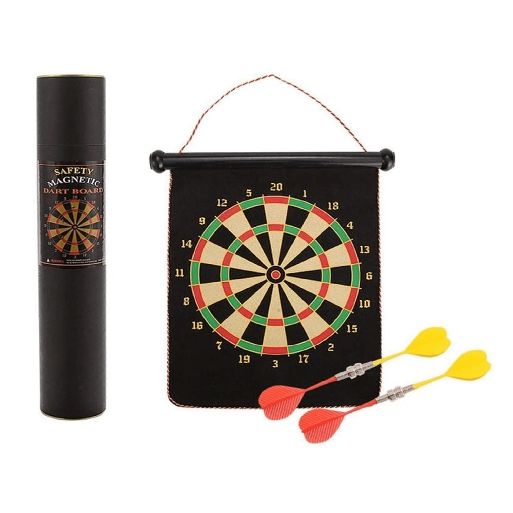 Safety Magnetic Roll-Up Dart Board with Darts